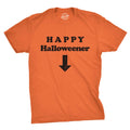Mens Happy Halloweener T Shirt Funny Halloween Party Sarcastic  Graphic