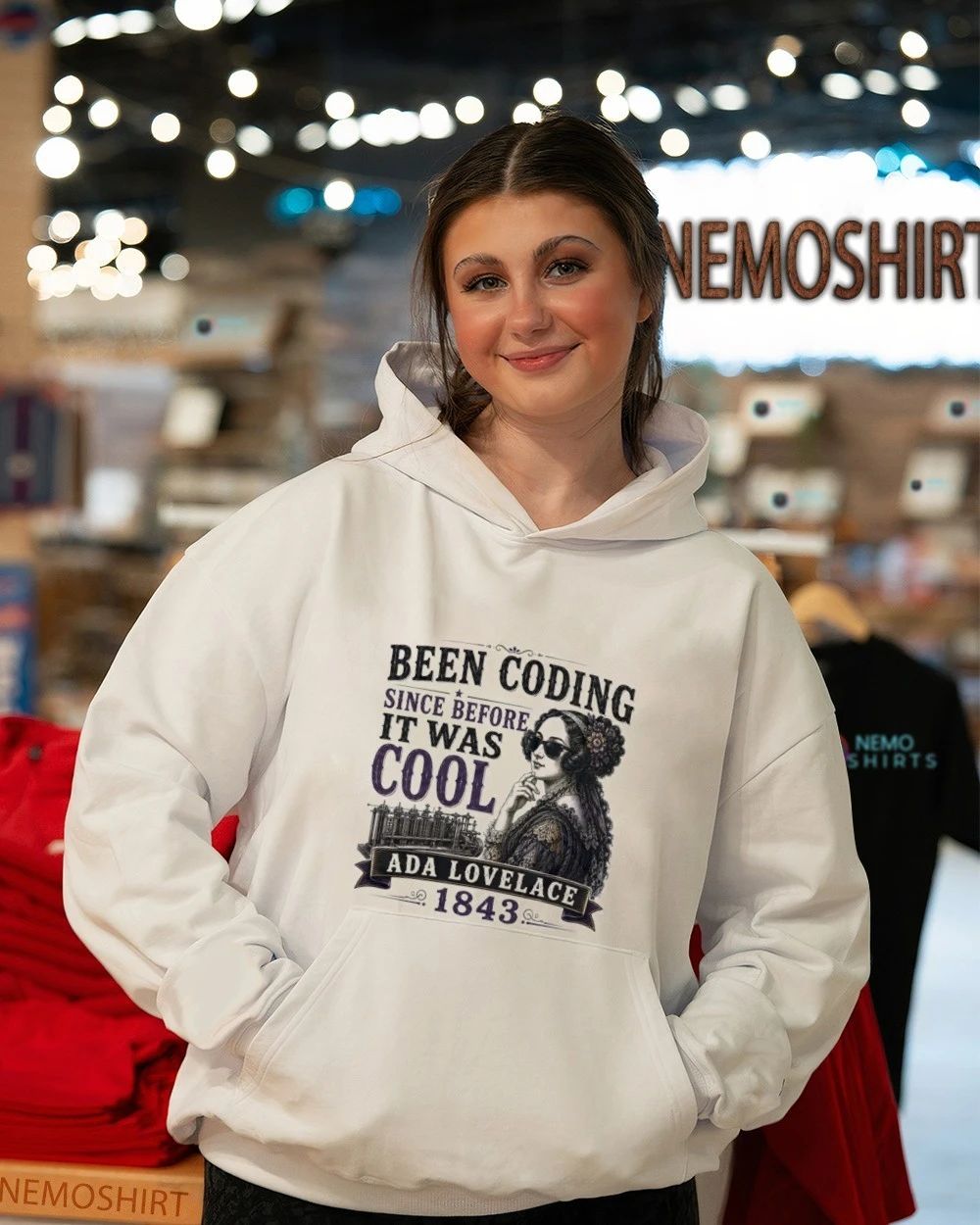 Ada Lovelace 1843 Been Coding Since Before It Was Cool shirt