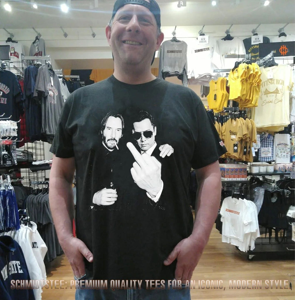 John Wick & Caine middle finger shirt