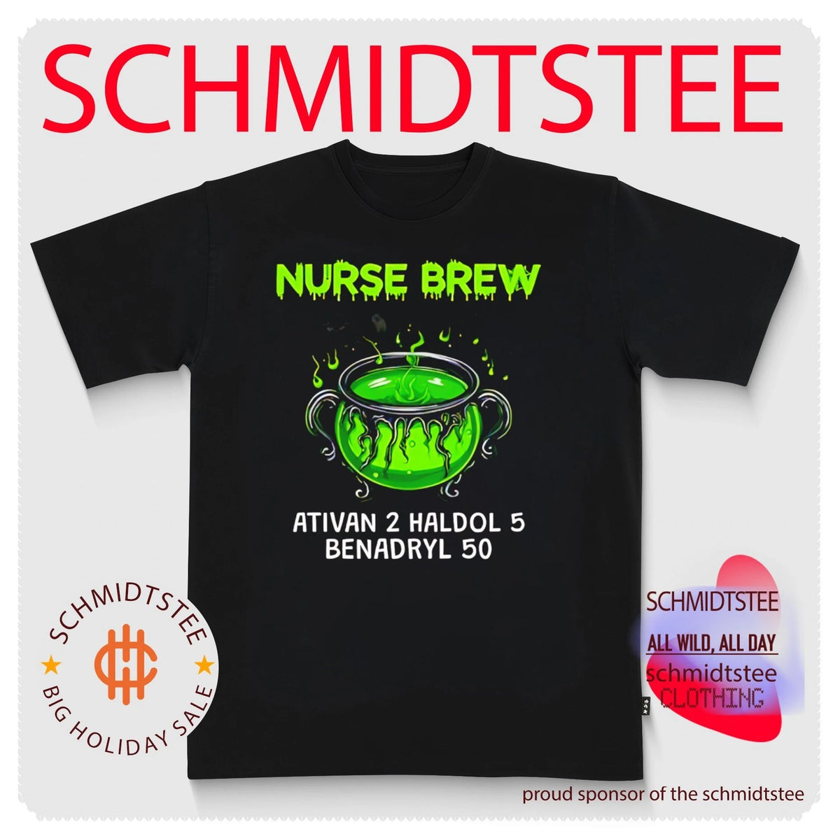 Nurse Brew Ativan 2 Haldol 5 Benadryl 50 shirt