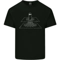 Wormhole Funny Space Worm SCI-FI Cosmos Mens Cotton T-Shirt Tee Top
