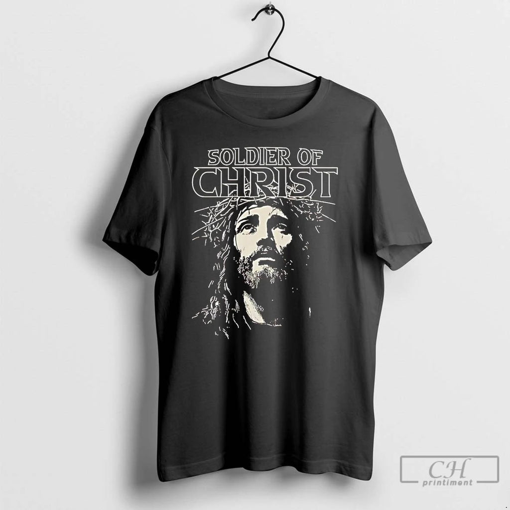 Classic Jesus Soldier Of Christ T Shirts