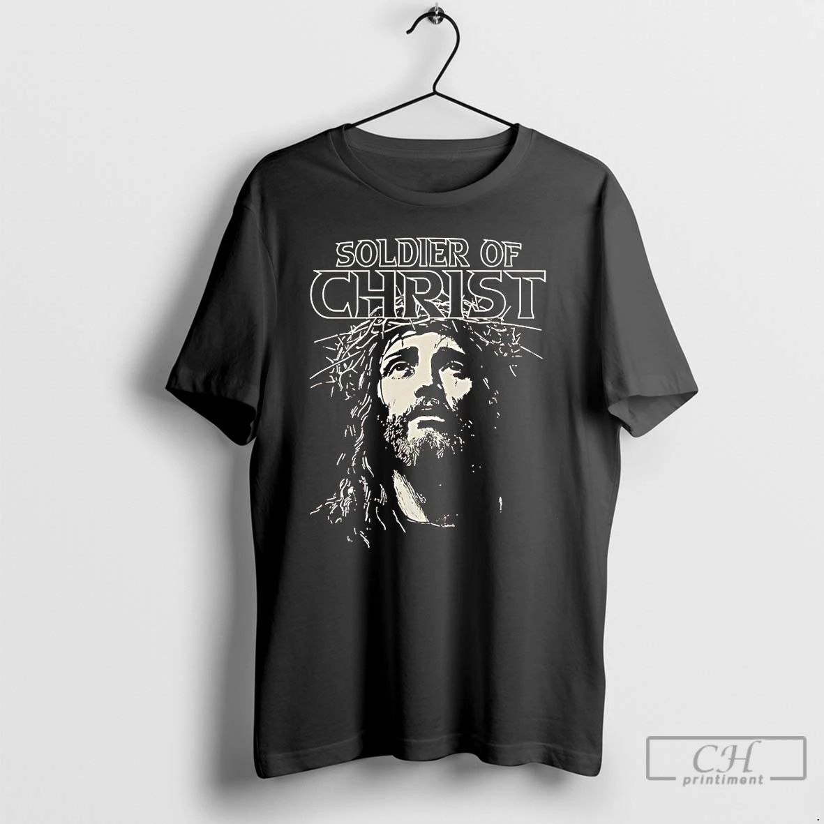 Classic Jesus Soldier Of Christ T Shirts