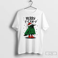 Premium Merry F Caw F Funny Christmas T Shirts