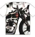 Vintage Triumph Motor Cycle T Shirt Street Fashion Mens Ladies