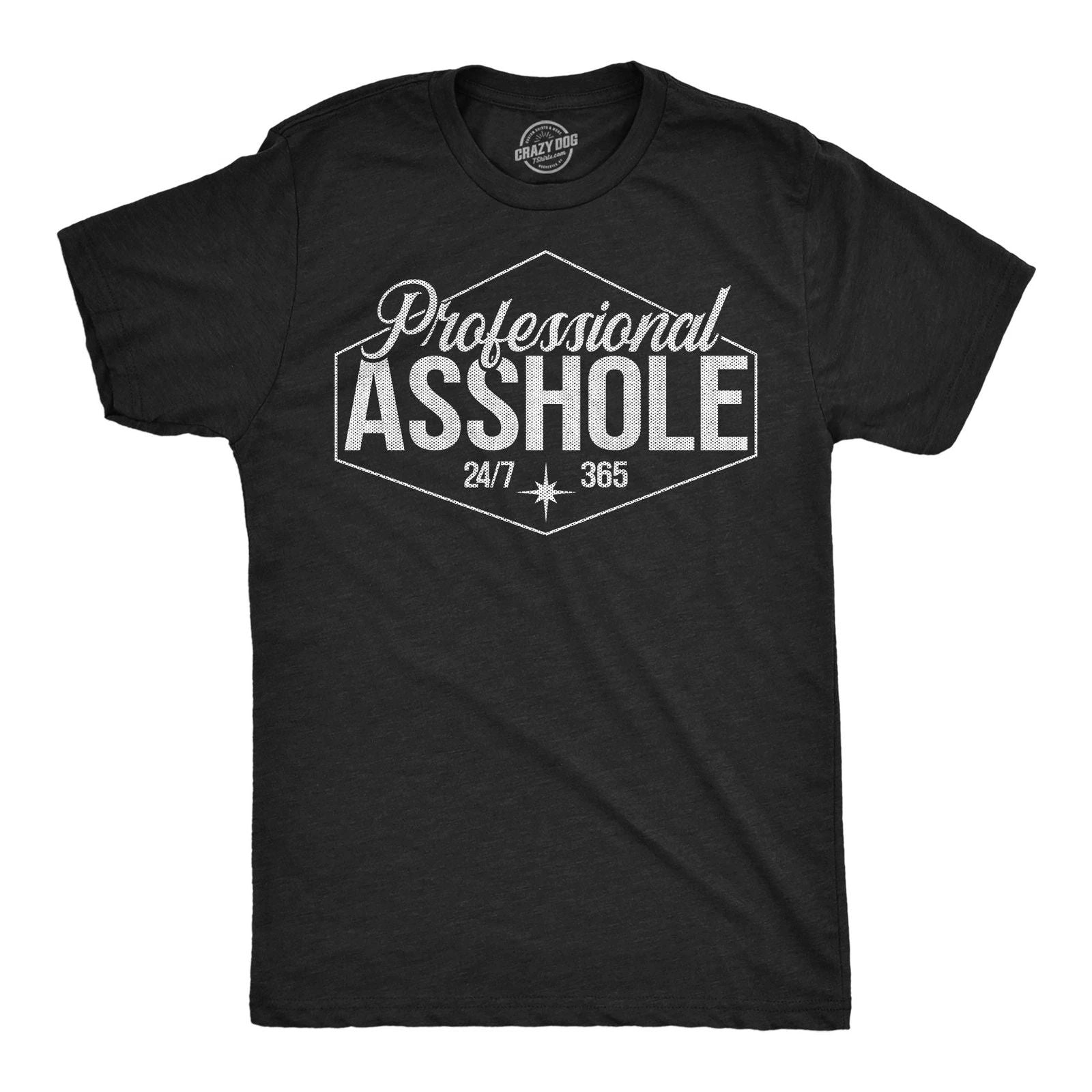 Mens Funny T Shirts Professional  Sarcastic Graphic Novelty Tee For Men