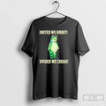Classic United We Ribbit Divided We Croak Frog Of Portland T Shirts