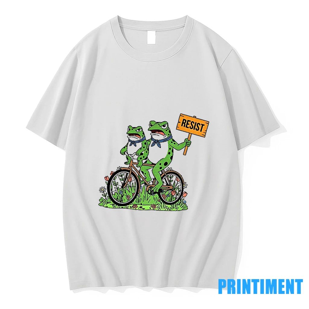 Frog On Bike Resist Portland Frog Protest Tshirts Sweater