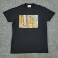 T Bar X Cotton On Shirt Men's Medium Black Altered States Japanese Short Sleeve