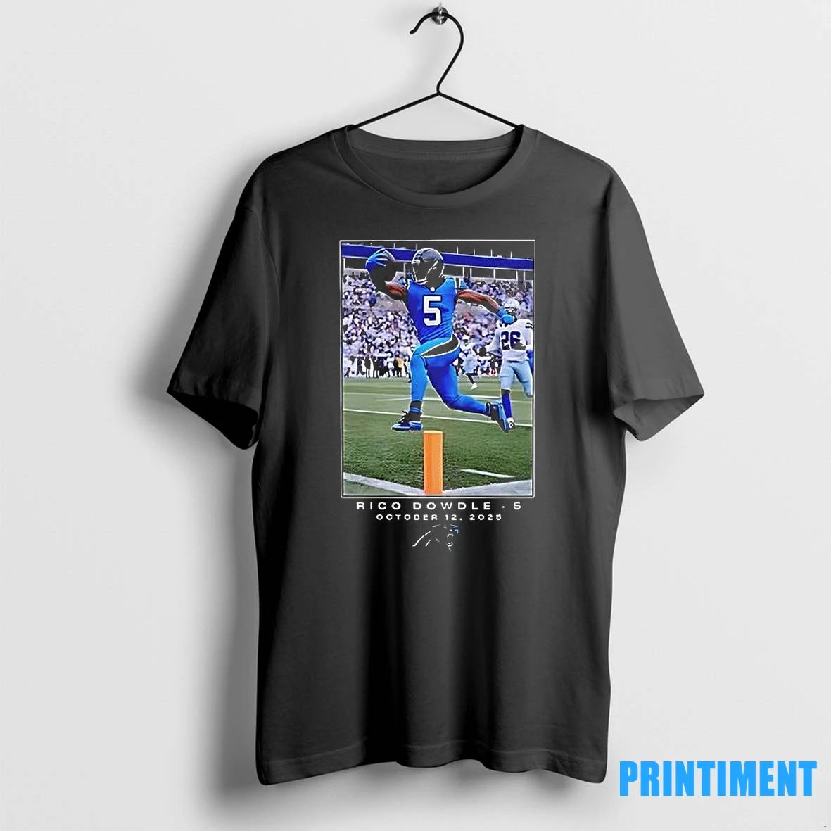 Carolina Panthers Rico Dowdle 5 October 12 2025 Tshirts Sweater