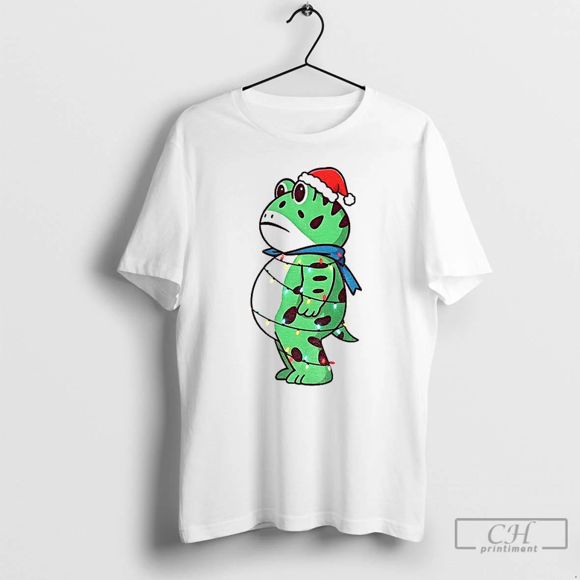 Classic Portland Frog Santa Hat Anti Ice Anti Trump Merry Christmas T Shirts
