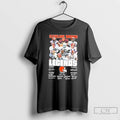 Classic Jim Brown And Legends Cleveland Browns Football Signature T Shirts