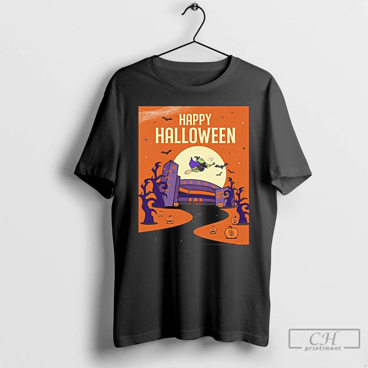 Classic San Diego Padresa Happy Halloween 2025 T Shirts