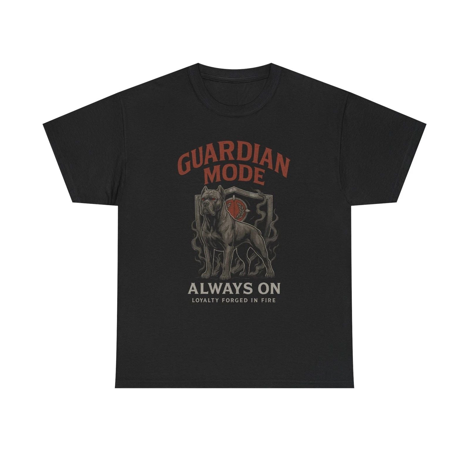 Guardian Mode graphic tee | Guardian Always On, fantasy knight design
