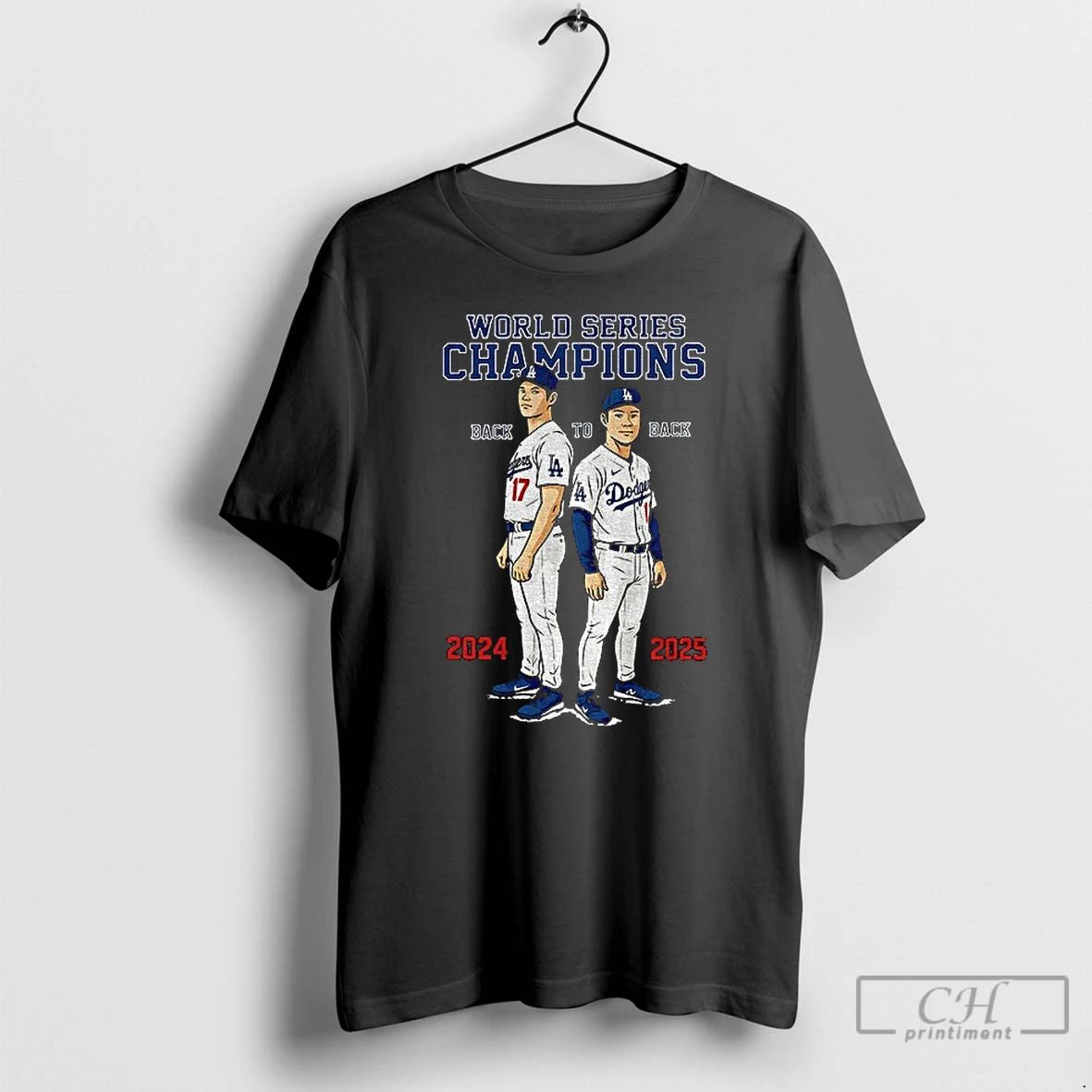 Premium Dodgers Back To Back World Series Champions Ohtani And Yamamoto T Shirts