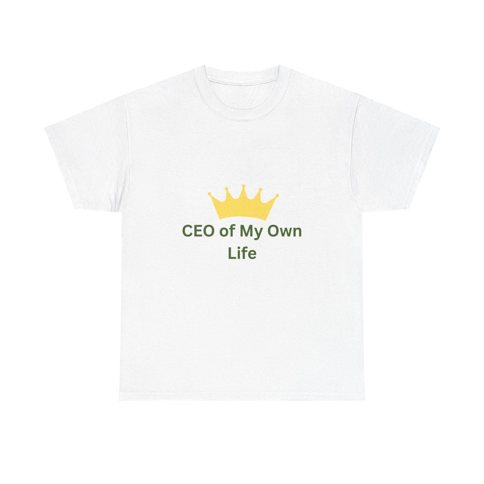 CEO of My Own Life Unisex Heavy Cotton Tee, Motivational Shirt, Gift