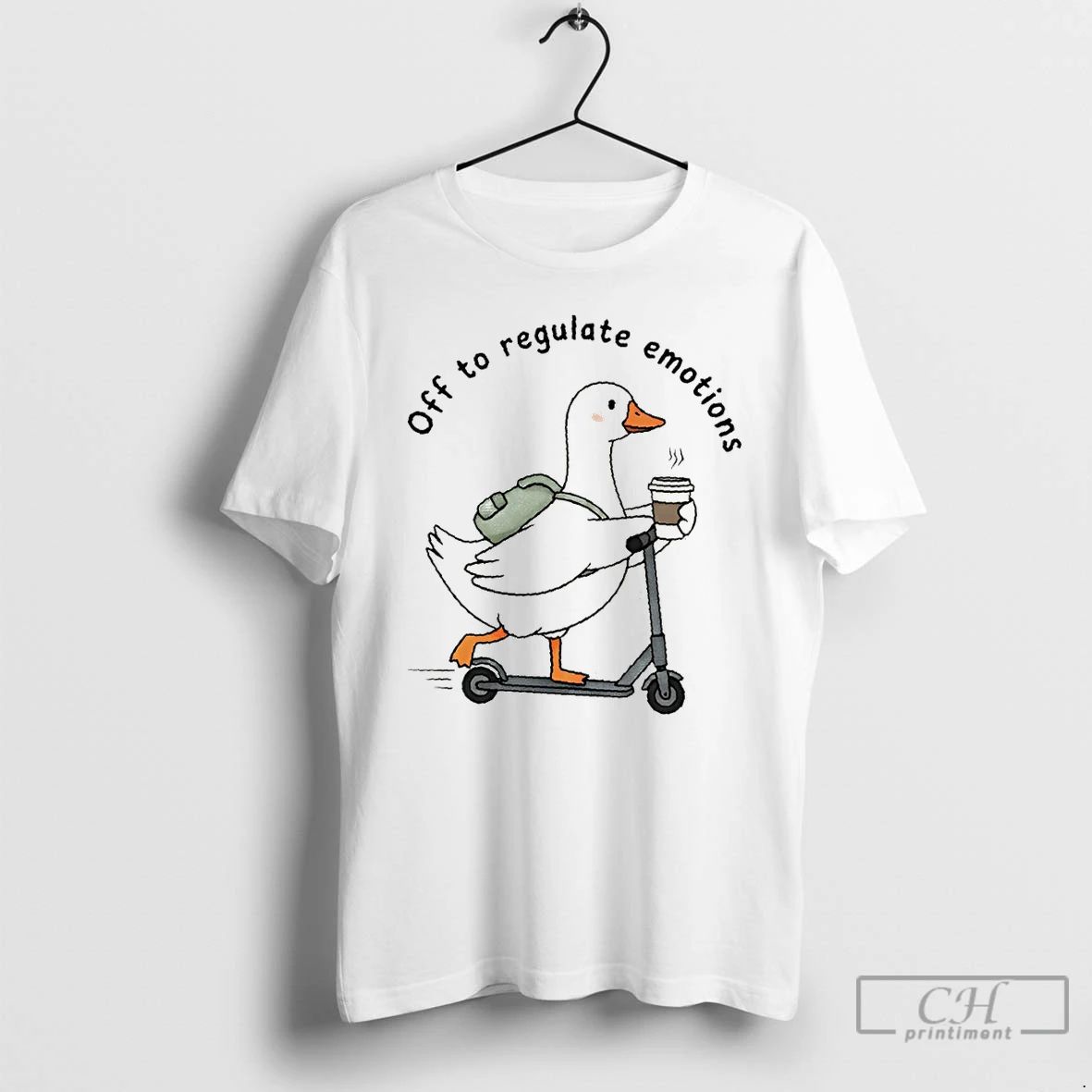 Premium Cute Silly Goose Off To Regulate Emotions