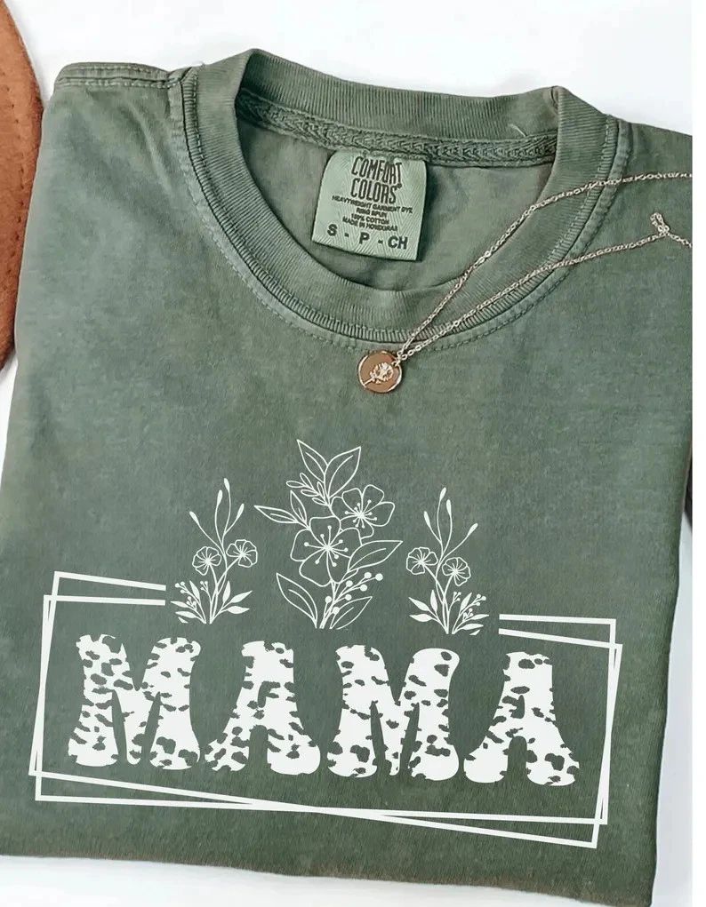 Mama Boho Floral Comfort Tee