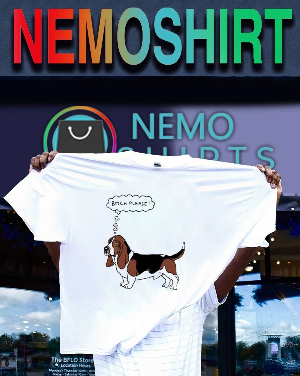 Bitch Please Basset Hound dog shirt
