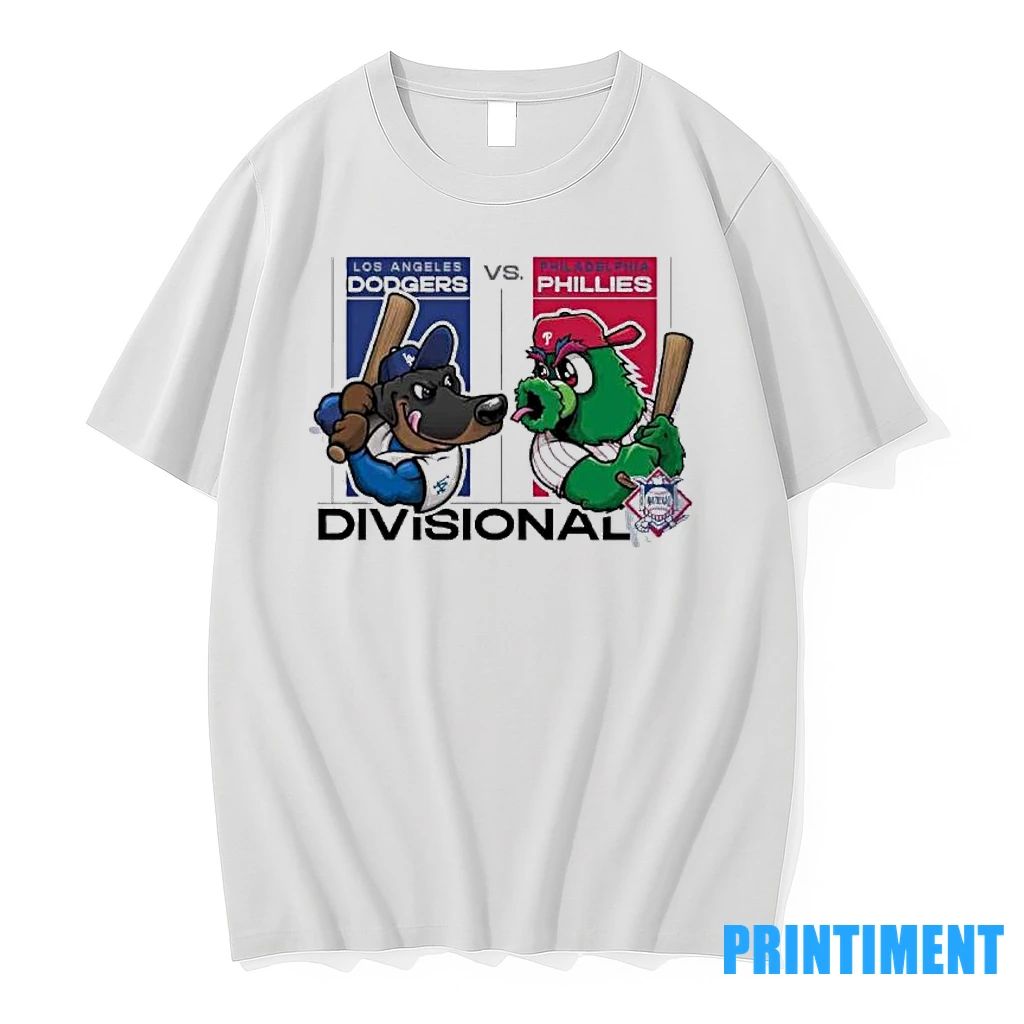 Mascot Dodgers Vs Phillies 2025 Nlds Matchup Tshirts Sweater