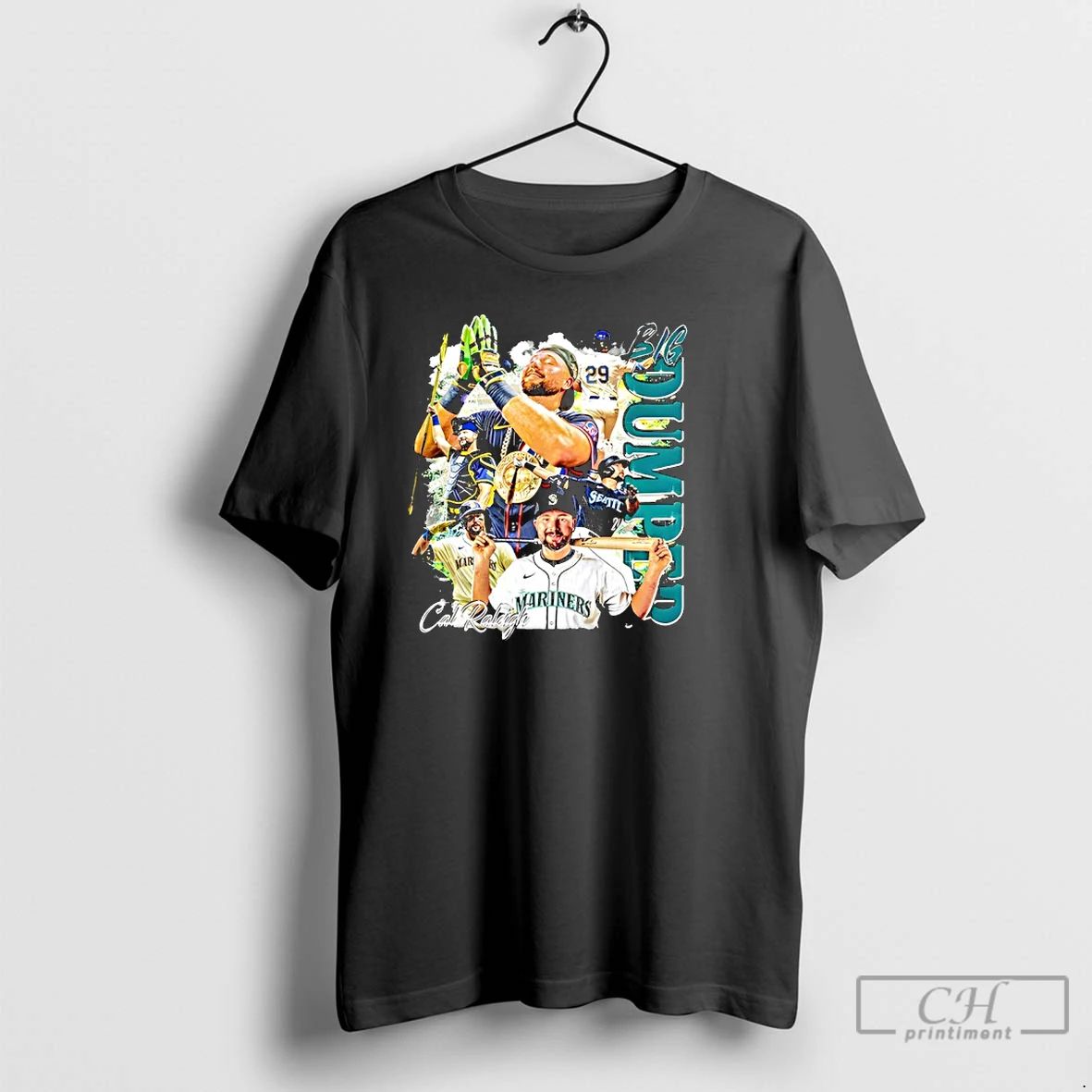 Classic Cal Raleigh Big Dumper For Seattle Mariners Fans T Shirts