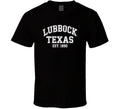 Lubbock Texas Est 1890 Gift Tee Design E T Shirt