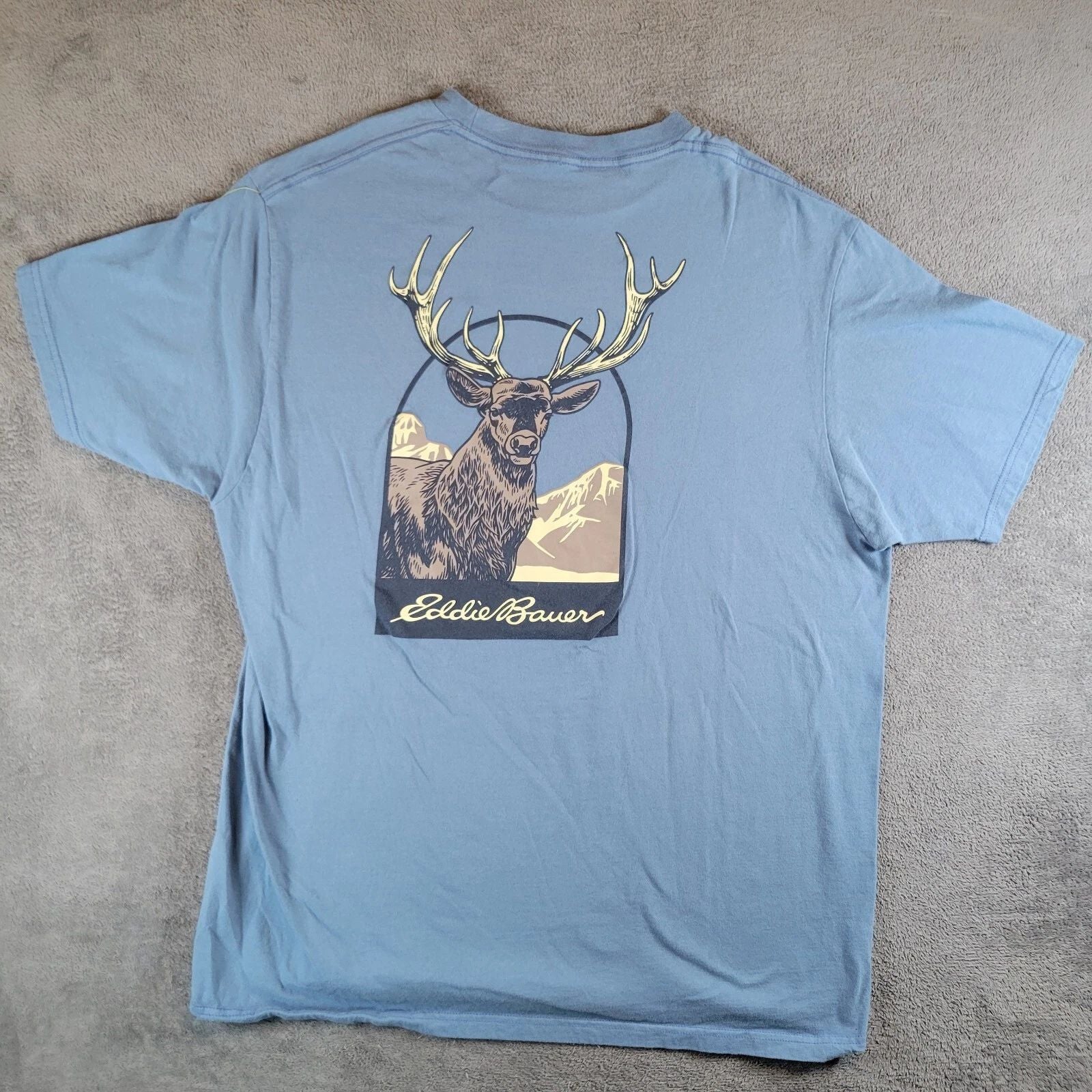 Eddie Bauer Men’s T-Shirt XL Short Sleeve Crew Neck 100% cotton