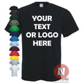 personalised T-shirt YOUR TEXT HERE - custom customised club birthday team