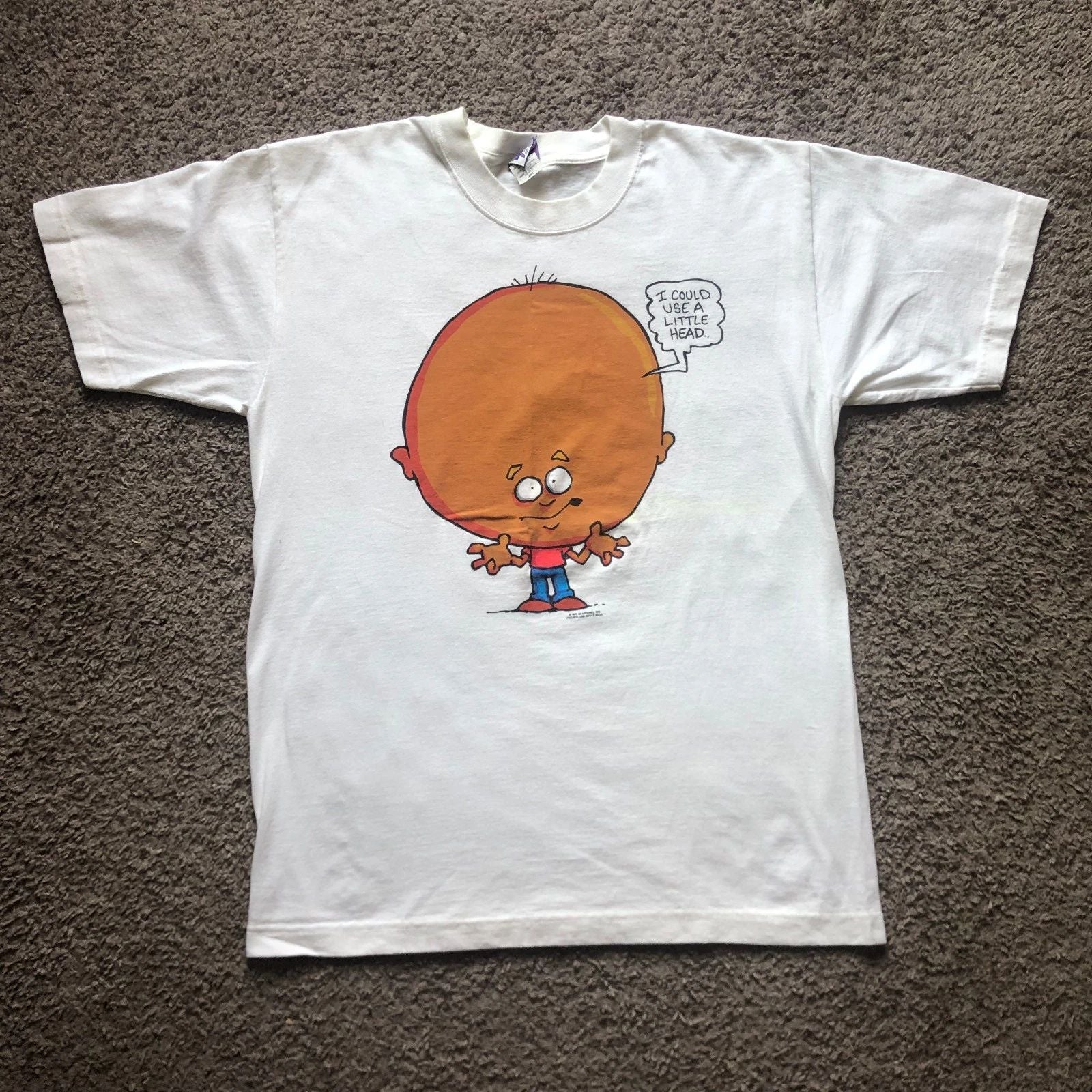 Vintage 1997 Gi Graphic T Shirt Mens Large "Could Use A Little Head" Streetwear