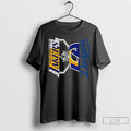 Premium Los Angeles Teams Dodgers Kings Lakers And Rams Logo T Shirts