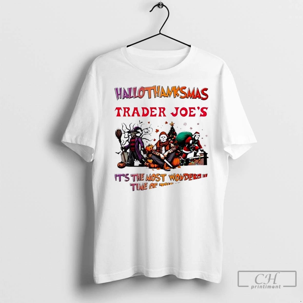 Premium Trader Joes X Horror Movies Happy Hallothanksmas Its The Most Wonderful Time Of The