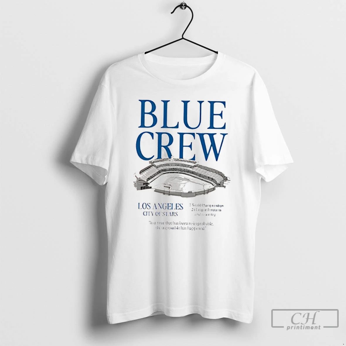 Classic Los Angeles Dodgers Blue Crew T Shirts