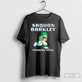 Premium Saquon Barkley Retro Baller Running Back Player Graphic T Shirts