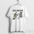 Premium Six Seven 6 7 6 7 Halloween Tee Funny Number Meme T Shirts