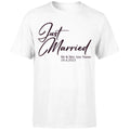 Mr & Mrs Just Married Anniversary Gift for Wife Husband Matching Tshirt#Or#P1#A