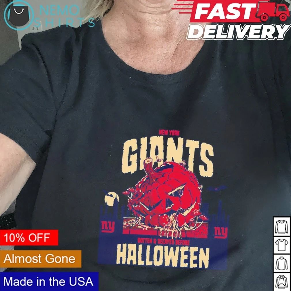 New York Giants Rotten & Decayed Before Halloween shirt