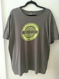 QUIKSILVER  BOARDRIDING COMPANY "PARIS," GRAY T-SHIRT, SZ XL