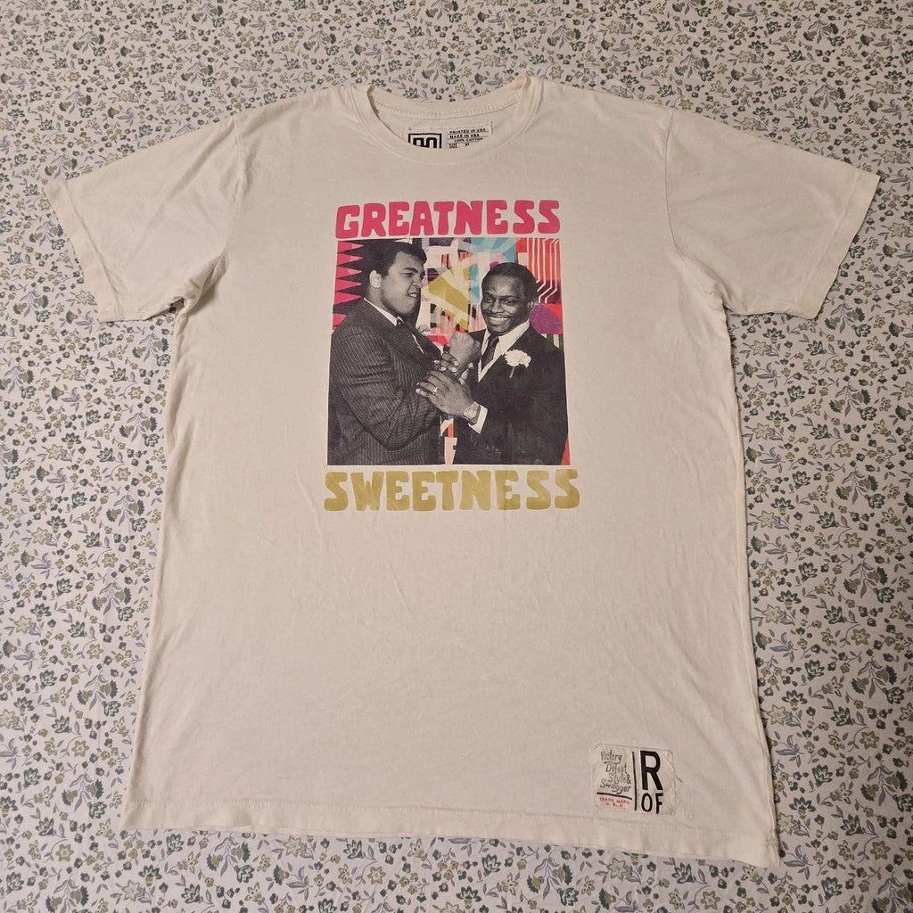 Robinson Offerall Shirt Mens XL White Greatness Sweetness Graphic Tee USA