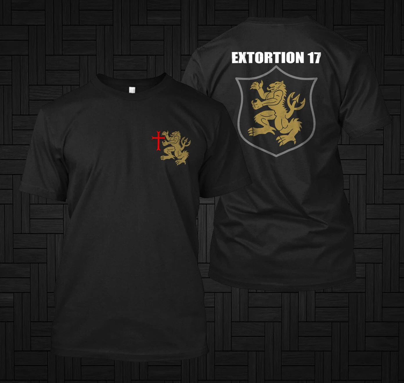 NEW Navy SEALS EXTORTION 17 Gold Squadron -  custom front and back t-shirt tee