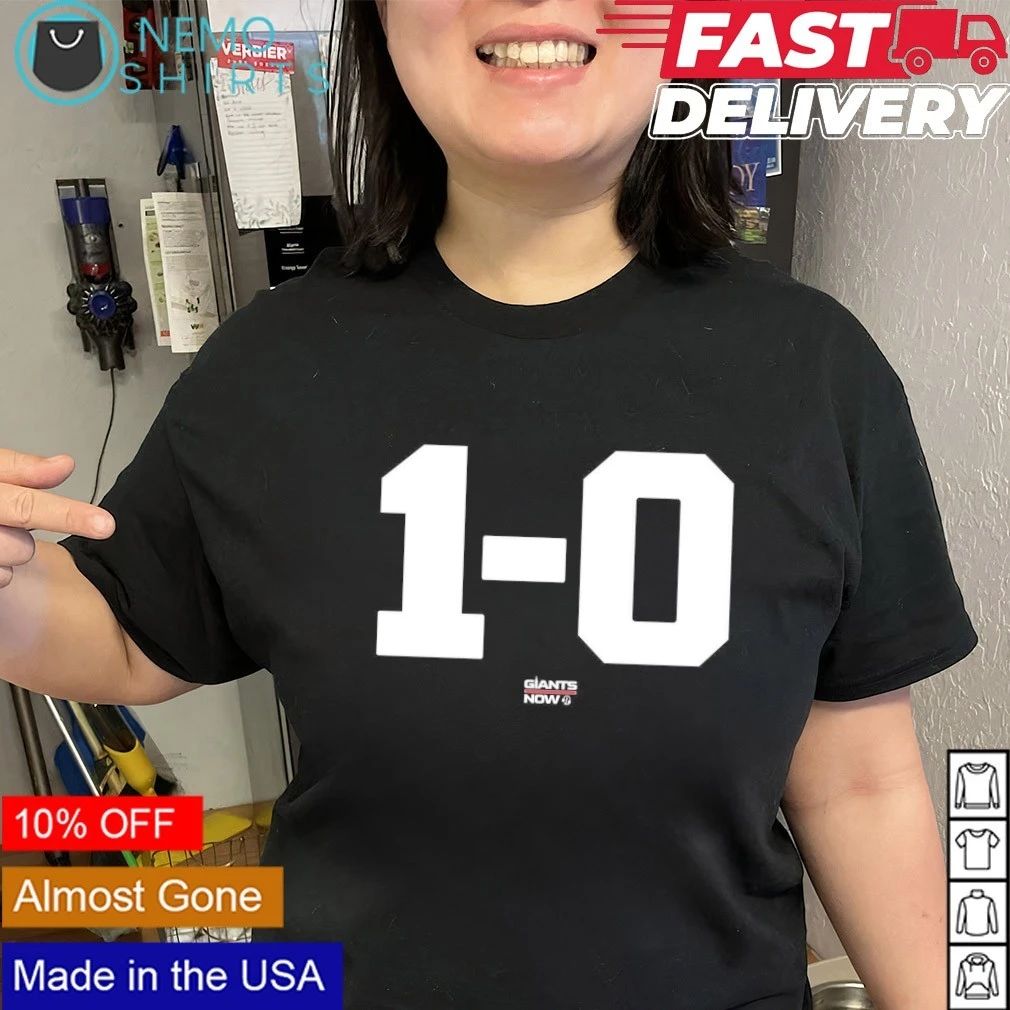 New York Giants 1-0 shirt