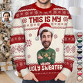 Custom Photo 3D Christmas Concept This Is My Ugly Sweater - Personalized Unisex Ugly Sweater