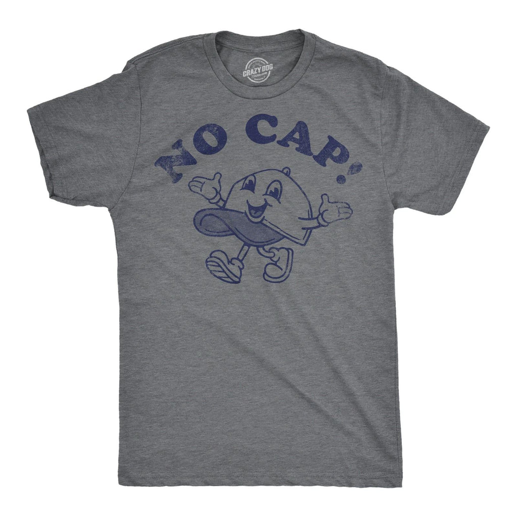 Mens Funny T Shirts No Cap Sarcastic Graphic Novelty Tee for Men