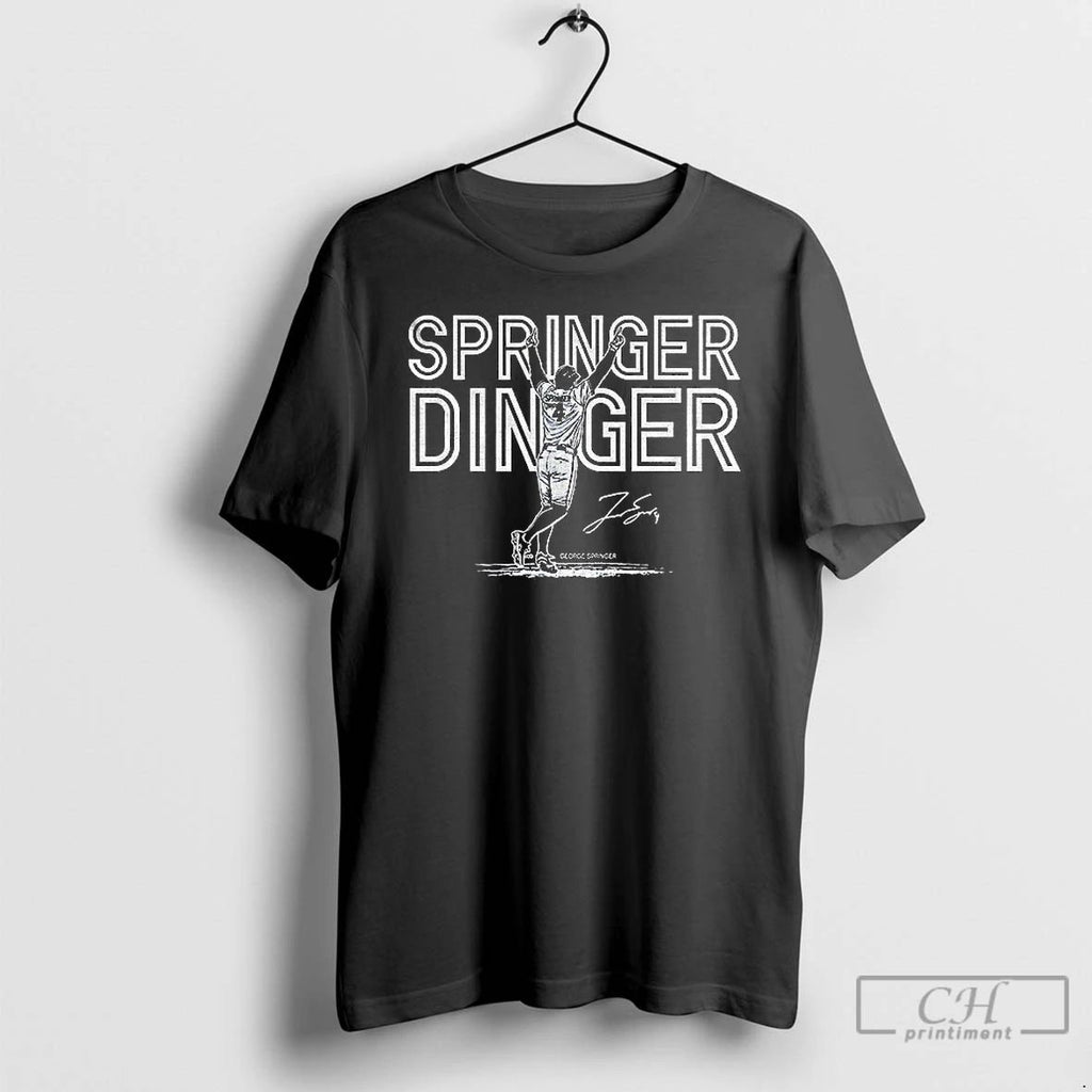 Classic Springer Dinger Ftw Toronto Blue Jays Mlb Baseball Signature T Shirts