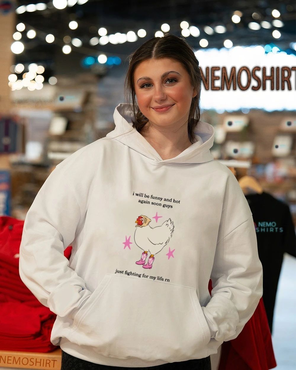 Funny and Hot Chicken Fighting for My Life shirt