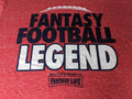 Fantasy Football shirt Mens Large Matthew Berry Red Legend fantasy life