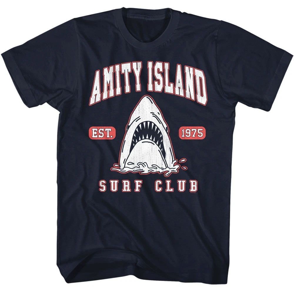 Jaws Surf Club Collegiate Movie Shirt