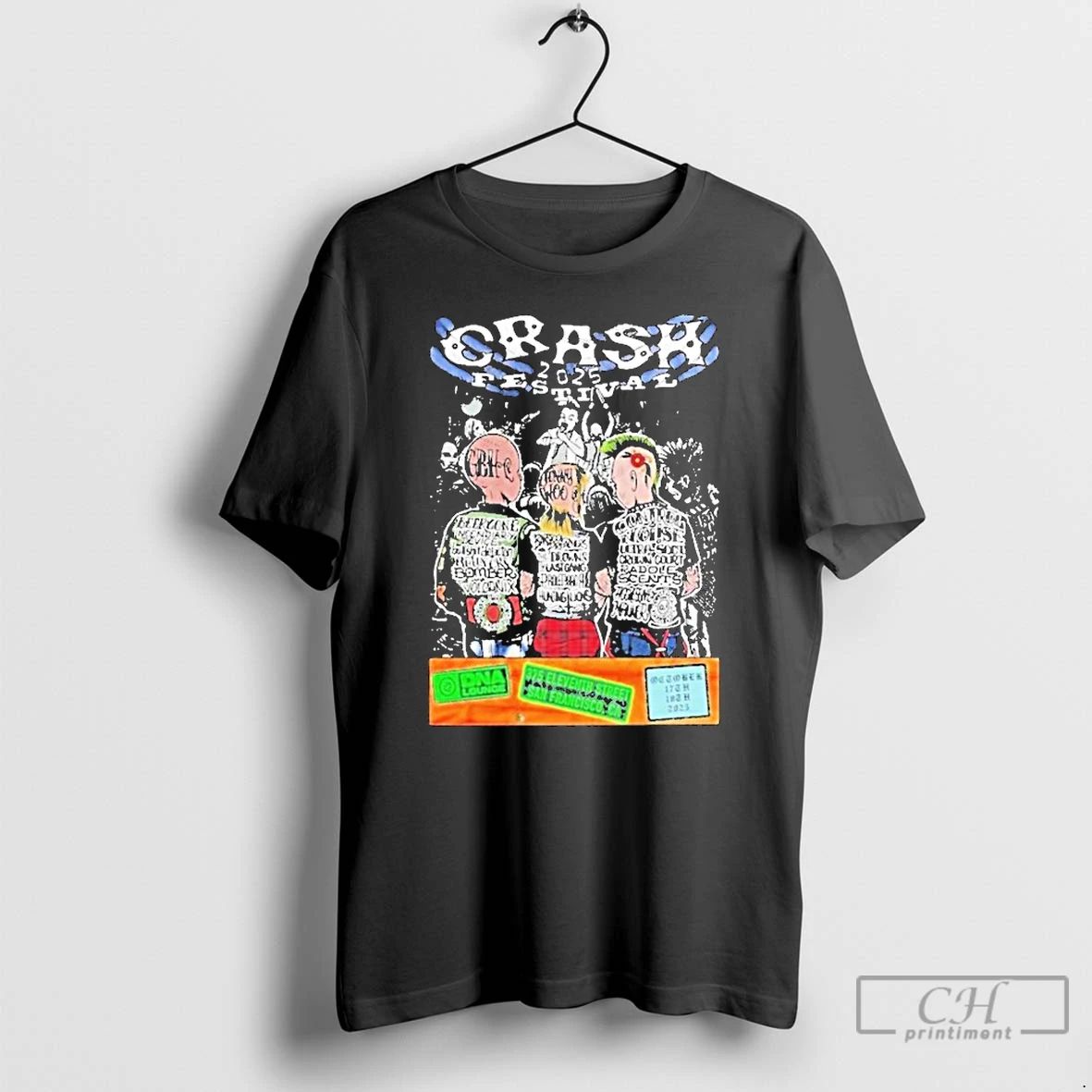 Classic Crash Festival San Francisco Ca October 17 18 2025 T Shirts