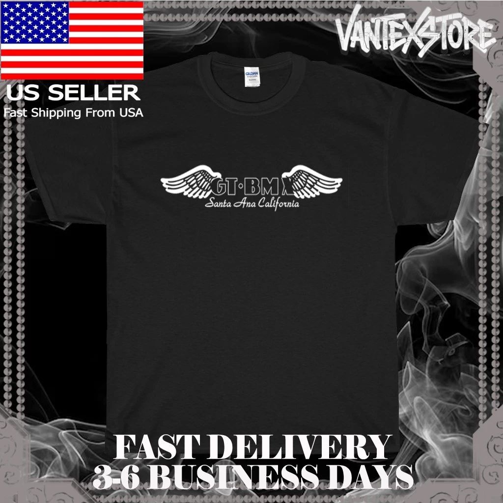 NEW SHIRT GT BMX CALIFORNIA LOGO MEN'S T-SHIRT FUNNY AMERICAN USA SIZE S-5XL