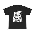 Make More Mistakes tee | Retro hand-lettered typography, black shirt