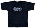 Egypt Pyramids Palm Trees Made In Egypt T-shirt Size XL Black Runs A Bit Small
